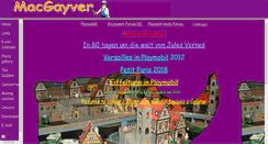 Desktop Screenshot of macgayverplaymobil.be
